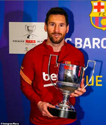 Who will be la liga's top scorer come the end of the season? Lionel Messi Would Trade Another Top Scorer Award For Barcelona Laliga Title Daily Mail Online