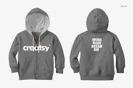 Download Kids Hoodie Zip Up Mockup Set Hoodies Hoodie Mockup Kids Hoodie