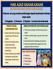 Aktiviti harian juga boleh terganggu. 2 2 Hak Asasi Kanak Kanak Dokumen Sah Yang Memberi Perlindungan Kepada Kanak Kanak Terhadap Empat Aspek 1 Pengabaian 2 Penderaan 3 Ekploitasi 4 Course Hero
