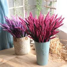 Each petal is made of a silky, resilient, lightweight foam and durable paper material delicately textured for a look so vivid it's the next best thing to their fresh counterparts. 12 Heads Artificial Foam Lavender Decorative Flowers Wedding Home Flower Wall Decoration Handing Hand Make Flowers Tm352 Shopee Malaysia