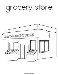 Grocery Store Coloring Page Pattern Coloring Pages Coloring Pages Coloring Pages For Kids