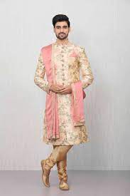 Sherwani Buy Designer Wedding Sherwani For Groom Online At Manyavar Com Indian Wedding Dress Traditional Groom Dress Men Indian Bridesmaid Dresses