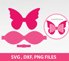 Papillon Arc Svg Svg Arc Festonne Arc Svg Grand Modele De Etsy Bow Template Leather Bows How To Make Bows