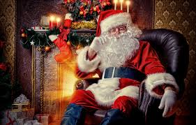 A brief biography of santa claus more than three million children every year i write the fat funny guy in a short red coat. Wallpaper Chair Candles Christmas Gifts New Year Fireplace Santa Claus Images For Desktop Section Novyj God Download