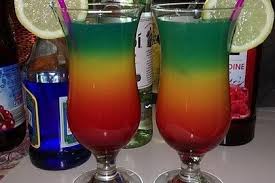 Rainbow Cocktail Von Amerikanisch Kochende Chefkoch Rezept Kinder Cocktail Fruchtige Cocktails Alkohol