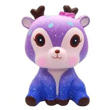 Buy Galaxy Cute Kawaii Cartooon Deer Cream Scented Squeeze Star Fawn Squishy Decompression Squeeze Toy Best Chri Squishies Kawaii Cute Squishies Kids Toy Gifts