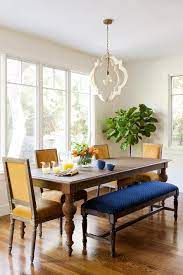 Check spelling or type a new query. Mustard Yellow Square Back Dining Chairs With Wisteria Moorish Bone Pendant Transitional Dining Room