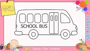 Comment Dessiner Un Bus Facilement Etape Par Etape Pour Enfants Et Debutant Youtube