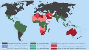 Ecological Ecopolitical Map Of The World Each Country Is Coloured According To Its Prominent Region But The Southern Enriched W Economic Map Northwestern Map