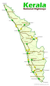 Coastal hazard susceptibility map of kerala. Kerala Map