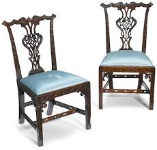 Date Unspecified A Good Pair Of George Iii Carved Mahogany Side Chairs Third Quarter 18th Century Sold For Us 625 Inc P Chair Side Chairs Dining Room Chairs