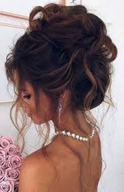 55 Ideen Frisuren Formale Hochsteckfrisur Chaotisch Brotchen Hair Styles Formal Hairstyles Messy Bun Hairstyles