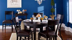 To take this chic, cozy look even further, try blue dining chairs with curved arms and high backs, so you can chat over dessert and coffee in comfort. 15 Wonderfully Planned Blue Dining Room Designs Home Design Lover