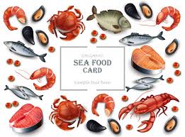 Fond De Crabe Et De Moules De Fruits De Mer Realiste Crabe Fruits De Mer Jeux A Imprimer