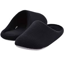 Men S Bamboo Stitch Indoor Scuff Slippers Mens Slippers Men