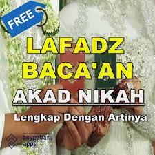Doa pengantin setelah akad nikah. Lafadz Bacaan Akad Nikah Lengkap Fur Android Apk Herunterladen