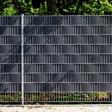 Pvc Sichtschutzstreifen Doppelstabmattenzaun Longlife Anthrazit Pvc Sichtschutzstreifen Doppelstabmattenzaun Zaun Selbstgemacht