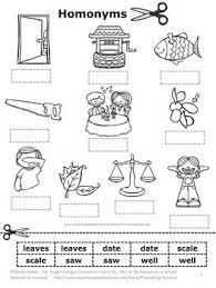 Free Homonyms Worksheet With Pictures Multiple Meaning Words Homonyms Activities Multiple Meaning Words Homonyms