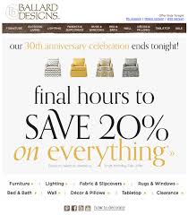 Ballard Design Email 2014 Coupon Design Email Design Ballard Designs