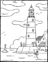 Ein weiteres bild von malvorlagen leuchtturm: Leuchtturm Kiddicolour
