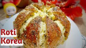 Cara Membuat Roti Korea Korean Cream Cheese Garlic Bread Makanan Ngehits Youtube Rotis Makanan Resep Makanan