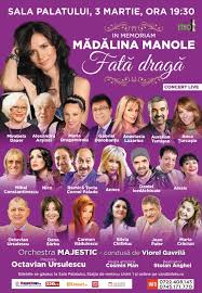 Fata draga cu costi ionita. Concert Extraordinar In Memoriam Madalina Manole Fata Draga Petrecere Concert Sambata 3 Martie 2018 Sala Palatului Din Bucuresti