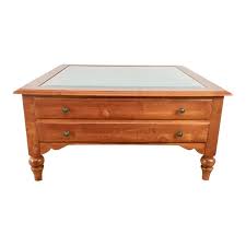 These curio coffee table are offered in various shapes and sizes ranging from trendy to classic ones. Transitional Ethan Allen Curio Top Coffee Table Coffee Table Coffee Pods Table