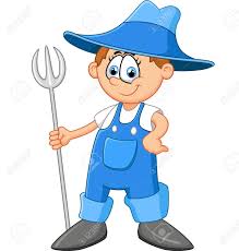 For more information and source, see on this link : Ilustracion De Dibujos Animados Agricultor Ilustraciones Vectoriales Clip Art Vectorizado Libre De Derechos Image 45877639