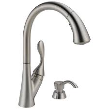 Delta kitchen faucets come in a variety of fits, functions, finishes and features meant to make your life easier around the kitchen. Delta Kitchen Faucets Water Dispensers At Lowes Com