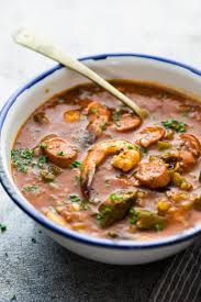 New Orleans Style Shrimp Sausage Gumbo Recipe Shrimp And Sausage Gumbo Sausage Gumbo Gumbo Recipe