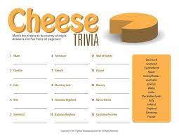 Many were content with the life they lived and items they had, while others were attempting to construct boats to. Foods Drinks Games Cheese Trivia Game Dairy Facts Kids Cooking Activities Trivia