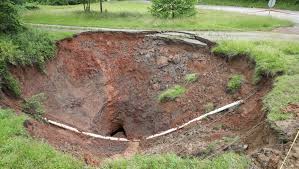With a 10 percent deductible, a. Sinkhole Closes Ohio 155 West Of Corning Near Miller High School