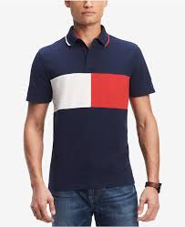 Tommy Hilfiger Men S Logo Classic Fit Polo Created For Macy S Mens Outfits Tommy Hilfiger Man Mens Shirts