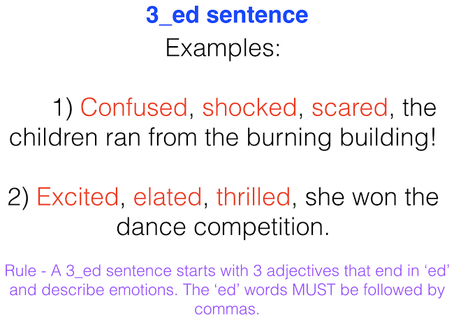 Image result for 3ED exciting sentences