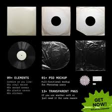 Download Vinyl Record Mockup Bulbfish Design PSD Mockup Templates