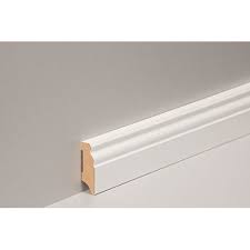 Kgm Sockelleiste Weiss 60 Hoch Hamburger Profil 19x60mm Kabelkanal Weisse Oberflache Mdf Tragermaterial Lange 2 5m B Pvc Laminat Laminat Vinyl Laminat
