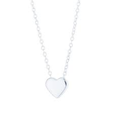 A Simply Stylish And Oh So Cute Sterling Silver Heart Pendant Set On A Fine Chain Perfect For That Little Heart Pendant Sterling Silver Heart Silver Pendants