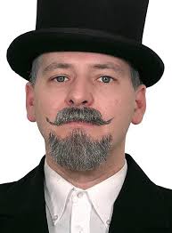 Chevalier Composition de barbe professionnelle en poils véritables