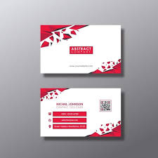 Use a word business card template to design your own customised cards by adding a logo or tagline. Download Red And White Business Card Design For Free Free Business Card Design White Business Card Design Card Design