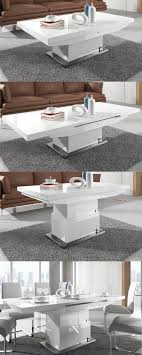 Elgin Extending Coffee In To A Dining Table In White Gloss White Gloss Dining Table Dining Table White Dining Table