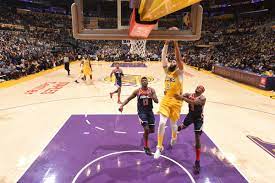 Los angeles lakers basketball game. Lakers Vs Wizards Final Score Lebron Ad Make It A 10 Game Win Streak Silver Screen And Roll