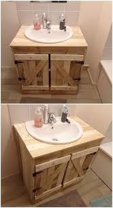 Make it leroy merlin | salle de bains diy : This Wood Pallet Awesome Design Will Make You Offer With Two Outstanding Creations For Decora Salle De Bains Palette Idee Salle De Bain Bricolage Salle De Bain