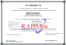 Desain Sertifikat Magang Rajasthan Board J