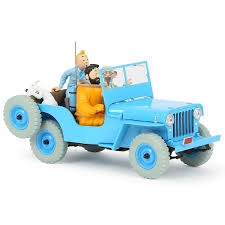 De tous les tintin, l'une de mes aventures préférées était le diptyque objectif lune / on a marché sur la lune. Vehicules Les Vehicules De Tintin Au 1 24 La Jeep Bleue D Objectif Lune Par Moulinsart