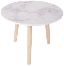 Never miss new arrivals that match exactly what you're looking for! 40cm Round Marble Effect Coffee Table Itp Table Coffee Table Home Furnishings