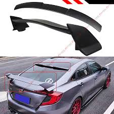 From kayaks, to roof boxes, to snowboards and bicycles. For 2016 2021 Honda Civic 4dr Type R Style Trunk Wing Rear Window Roof Spoiler Ebay