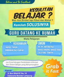 Dibimbing oleh guru guru yg berpengalaman hubungi ibu rahma wa : Les Privat Guru Ke Rumah Tempat Iklan Gratis
