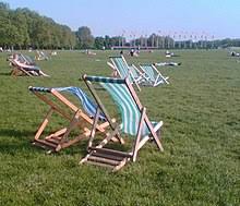 Deckchairs during the season, waiting for the weather, and the tourists. Deckchair Wikipedia
