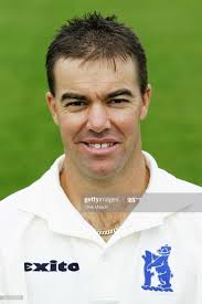 Portrait of Heath Streak of Warwickshire taken during the...