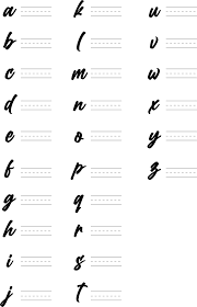 I recently created two printable sheets of modern calligraphy alphabet practice. 7 Best Modern Calligraphy Practice Sheets Printable Printablee Com